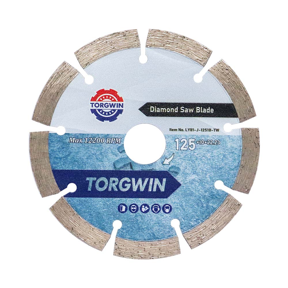 125 mm segmentinis deimantinis pjūklo ašmenys, skirtas pjaustyti betoną 125 mm segmentinis deimantinis pjūklo ašmenys, skirtas pjaustyti betoną